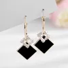 Dangle Earrings Sinzry Trendy Jewelry Accessory Korean Design Cubic Zircon Square Geometric Vintage Women Drop