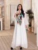 Ubranie etniczne Ramadan Eid Abayas dla kobiet Dubai Abaya muzułmańska sukienka Jalabiya Caftan Marocain Turcja Wieczorna suknia Islam Kaftan szata