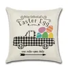 Pillow /Decorative Easter Eggs Truck Carrot Cover Lattice Throw Nordic Room Decoration For Home Car Sofa/Decorative Cu