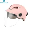 Caschi da moto LINGXUN Casco da batteria unisex da equitazione Leggero bici elettrica estiva Protezione solare LB143