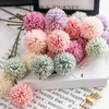 Decorative Flowers Silk Dandelion Flower Ball Bouquet Fake Artificial Chrysanthemum For Home Garden Wedding Decor