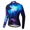 Jackets de corrida 2023 3d Ciclismo Jersey Men Mountain Mountain Bike MTB Bicycle Rouve Sleeve Road Top Maillot Ropa Ciclismo Fall Purple