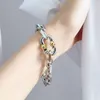 Silvermoment Personlig Bangle Gold Armband Link Chain Thin Thick Ushaped Love Designer Watches Women Par Par Fashion Desi1714257