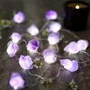 Strings Amethyst Led Light Bulbs Lamps Flash Balloon Lights Party Holiday For Wedding Home Garden Christmas Decorations P1