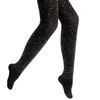 Frauen Socken Herbst Sexy Strass Diamant Shinny Strumpfhosen Strumpfhosen Schlank Weihnachten Party Club Dessous Hohe Lange Strümpfe