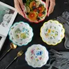 Bowls Japanese Ceramic Bowl Fruit Plate Cceramic Rice Ramen Salad Noodle Soup Restaurant Kitchen Tableware Home Decor