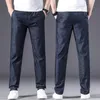 Jeans pour hommes Fashion Ice Silk Men Modal Loose Straight Business Pants Mens Summer ThinMen Drak22