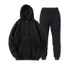 Sweats à capuche masculins 2023 Tracksuit Men Brand Sweat-shirt à capuche solide masculin Set Hoodie Sweat Sweat Stuw