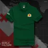 Polo da uomo Georgia GEO Polo da uomo Manica corta Marchi bianchi stampati per Paese 2023 Cotton Nation Emblem Fashion