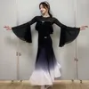 ステージウェアワルツダンスコスチューム女性ロングスリーブボールルームドレスクラブプロムラテンパフォーマンス服モダンなbl887