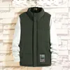 Herenvesten 2023 Koreaans casual mouwloze katoenen met katoen geveed jas Men Primaloftone Vest Stand Kraagtocht Male 3 Kleur M-5XL M02 Stra22