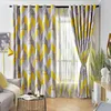 Curtain Red Yellow Blue Geometric Curtains For Livingroom Dining Room Blackout Drapes Cortinas Para Sala De Estar Rideaux Tende