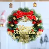 Kerstdecoraties 35/40 cm deurkrans kunstmatige hangende xmsa garland home raam indoor outdoor decor hanger navidad 2023