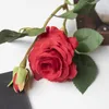 Decorative Flowers Artificial Rose Anti Fading Uv-resistant Simulation False Flower Bouquet Green Plant For Room Wedding Decoration