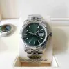 Mint Green Dial Mens Assista Clean Factory 41mm DateJust