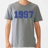 Camisetas de camisetas masculinas Men1997 Kawaii Black Geek Print Macho Camiseta xxx