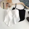 Damestanks chique pingham camisole mouwloze zomer crop top vrouwen casual basi vest camis sexy backless spaghetti riem tanktops