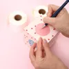 غلاف الهدايا ملصق حراري للدائرة الذاتي لتصميم شعار DIY