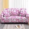 Chair Covers 1/2/3/4 Seater Elastic Flower Print Sofa Cover For Living Room Plant Pattern Stretch Slipcover Couch Protector Home Decor