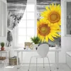 Vorhang Sonnenblume Lokale Farbe Abstrakte Park Fenster Vorhänge Für Wohnzimmer Schlafzimmer Küche Behandlungen Wohnkultur Cortinas