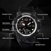 Zegarwatches mężczyzn sportowy sport Watch Outdoor Compass Time Alarm Led Digital Watches Waterproof Quartz Clock Relogio Masculinowris2902