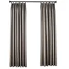 Rideau Rideaux Pour Salon Salle À Manger Chambre Personnalisé Gris Moderne Minimaliste Américain Tissu Blackout Balcon Étage