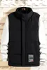 Herenvesten 2023 Koreaans casual mouwloze katoenen met katoen geveed jas Men Primaloftone Vest Stand Kraagtocht Male 3 Kleur M-5XL M02 Stra22