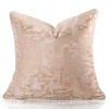 Oreiller série rose clair Polyester couvre décoratif 45x45 cm taies d'oreiller nordique étui canapé Coussins Almofadas