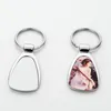 Keychains Sublimation Blank Keychain 크리스마스 발렌타인 졸업일을위한 키 링 열전달