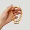 Silvermoment Personlig Bangle Gold Armband Link Chain Thin Thick Ushaped Love Designer Watches Women Par Par Fashion Desi1714257