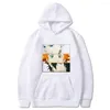 Men's Hoodies Winter 2023 Harajuku Couple Sweatshirt Cute Cartoon The Promised Neverland Print Ladies Hoodie Korean Fashion Streetwear Women