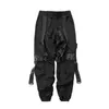 Herenbroeken multi -zakken linten ontwerpen joggers vracht harem streetwear heren herfst hiphop casual joggingbroek mannelijke pant wb75men's bert22