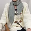 Schals Schal Koreanischer Stil Frauen 2023 Ankunft Herbst und Winter Mode gestrickt Warm halten lässig