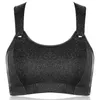 Gym Clothing Big Size Women's Full Coverage Lightly Padded Wire Free High Impact Quick Dry Active Sports Bra 34 36 38 40 42 44 46 B C D E F