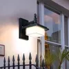 Açık duvar lambaları yüksek ışık geçirgenliği su geçirmez bahçe lambası modern minimalist süper parlak led villa balkon