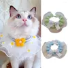 Hondenkleding Geweldig medium Cat Decoratief speeksel Nekhoofd Puppy Bandana Wasbare allergie gratis