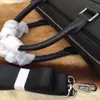 7A Дизайнерский мужской портфель Pure Black Real Cowhide Business Men's Plouds Cross-Cross Body Сумка