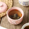 Миски тарелки и устанавливайте каваи пластинку фарфоровой ужин наборы японская керамическая чашка с тушеной чашкой.