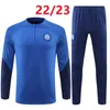 Inter Herr och Barn Fotboll Träningsoverall Kit 22 23 Herr Pojkar Fotboll Träning Träningsoveraller Chal Futbol Survetement Foot Tuta