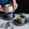 Cups Saucers Espresso Coffee Cup Accessories Restaurant Cappuccino Mug Afternoon Tea Canecas Cafe Criativas Porcelain