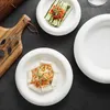 Płytki biały talerz kuchenny ceramiczne zastawa stołowa w zachodnim stylu deser stek stek sałatka sałatka ciasto w stylu europejskim