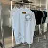 Herr Plus T-shirts Polos Rund hals broderade och tryckta sommarkläder i polarstil med street ren bomull T-shirts 31d1