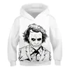 Heren Hoodies 2023 3D Digitale printen Clown Wall Art Zwart en witte print kinderproef