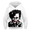 Heren Hoodies 2023 3D Digitale printen Clown Wall Art Zwart en witte print kinderproef