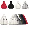 Deisnger Tech Fleece Hoodie Herren Mann Zwei-Reißverschluss-Jacke Techfleece Hoodies Langarmjacken Jogger