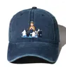 Bérets Cartoon Denim Casquette de baseball Hommes Femmes Cowboy Os Été Automne Hip Hop pour Anime Un endroit plus loin que l'univers