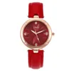 Armbanduhren Luxus Mode Frauen Uhren Elegante Kleine Damen Quarz 2023 Einfache Diamant Weibliche Leder Uhr Reloj De Mujer