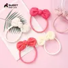 Hair Accessories 34 Colors Baby Bow Nylon Headbands Solid Bows For Girls Elastic Head Band Kids Hairband Girl 20231