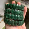 Strand Natural African Jades Stone Beads Bracelet Gem For Woman Gift Wholesale!