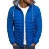 Vestes pour hommes Qualité Hiver Avec Nood Veste Hommes Manteau À Capuche Causal Zipper Hommes Parka Chaud Pour Streetwear Vêtements